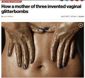 Jenn Hoffman NY Post Vagina Glitter Bombs Story